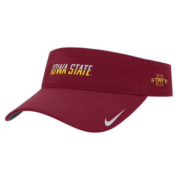 Nike® I-State Iowa State Fanwear Cardinal Ace Visor